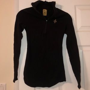 OCTOBERS VERY OWN black half zip